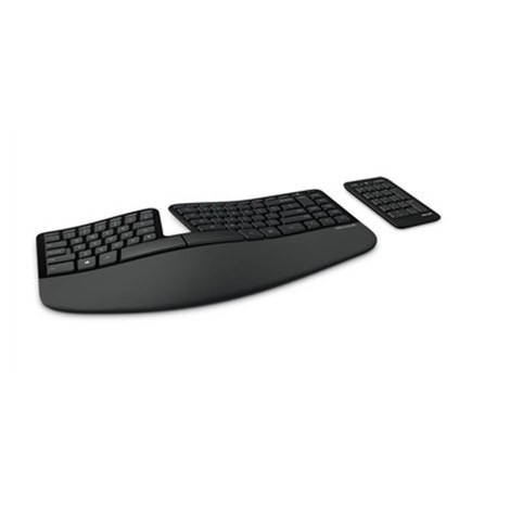 Microsoft | 5KV-00005 | Sculpt Ergonomic Keyboard for Business | Ergonomic | Wireless | Batteries included | US | Black | Numeri
